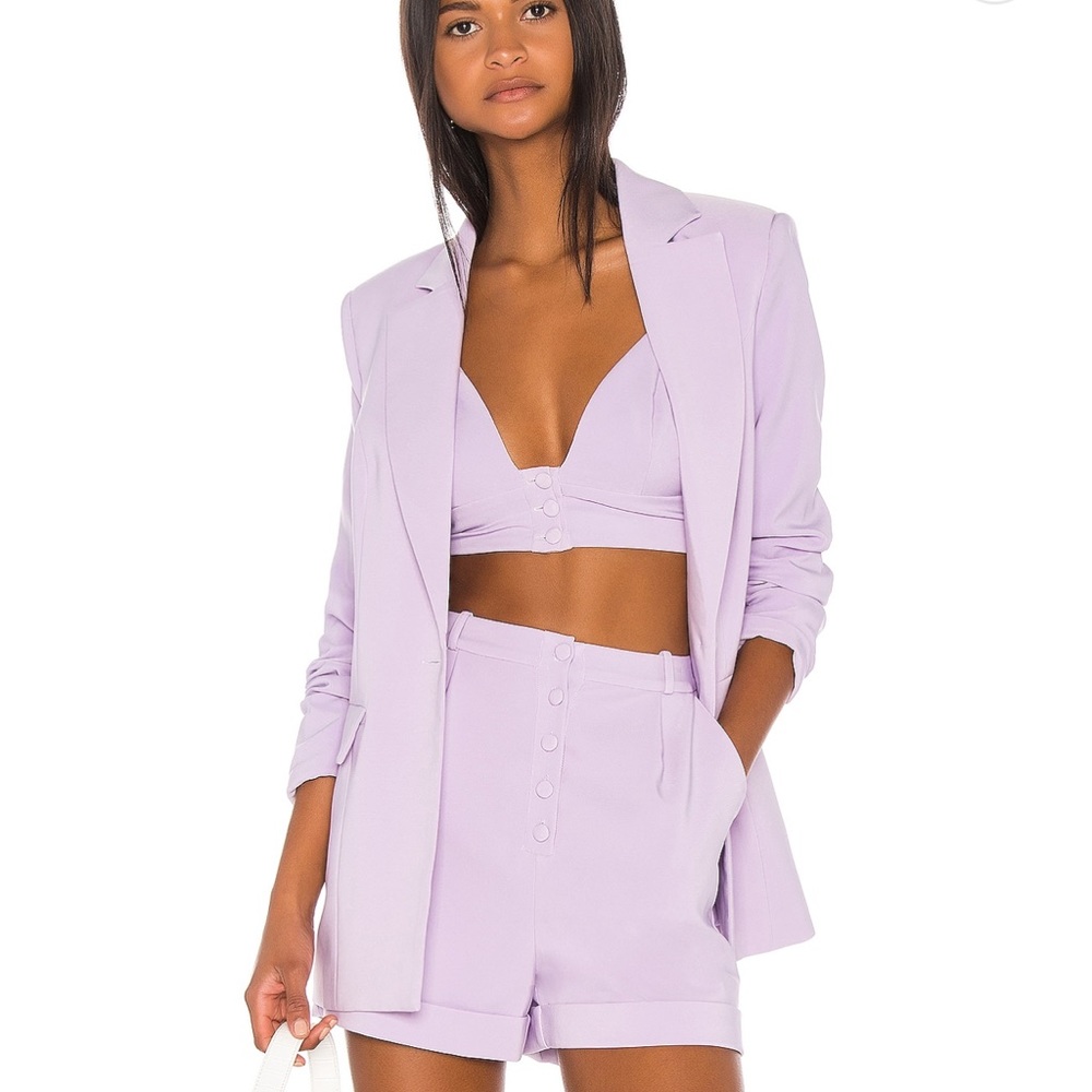Song of Style Dakota Blazer in Lilac Purple Size M